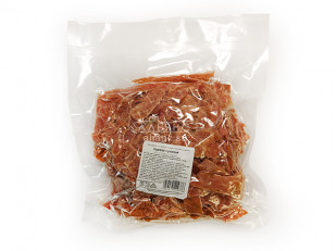 Джерки говяжьи со вкусом чеснока 45 гр.: Курица вяленая (строганина)