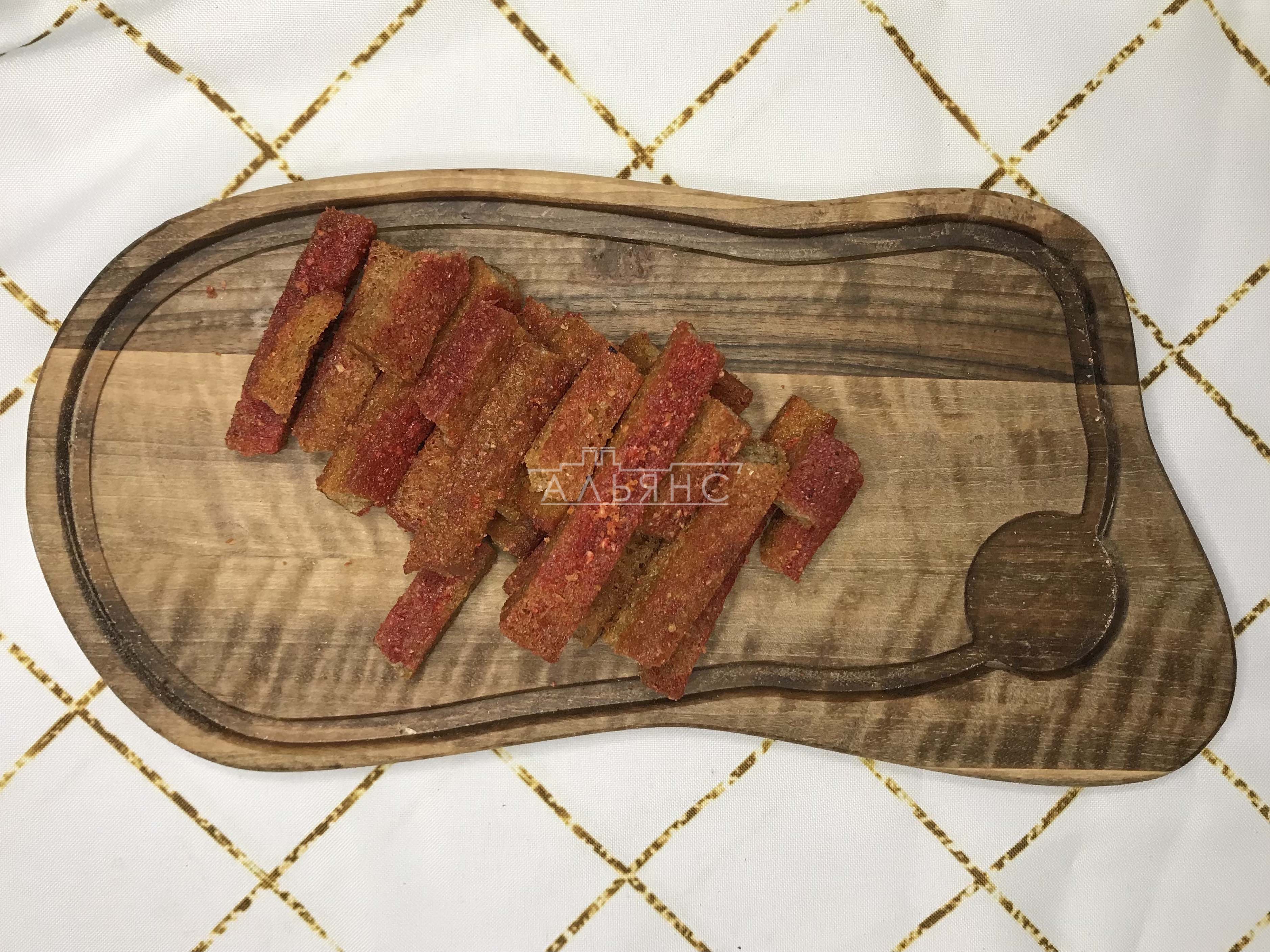 Деревенские гренки с аджикой в Куровском