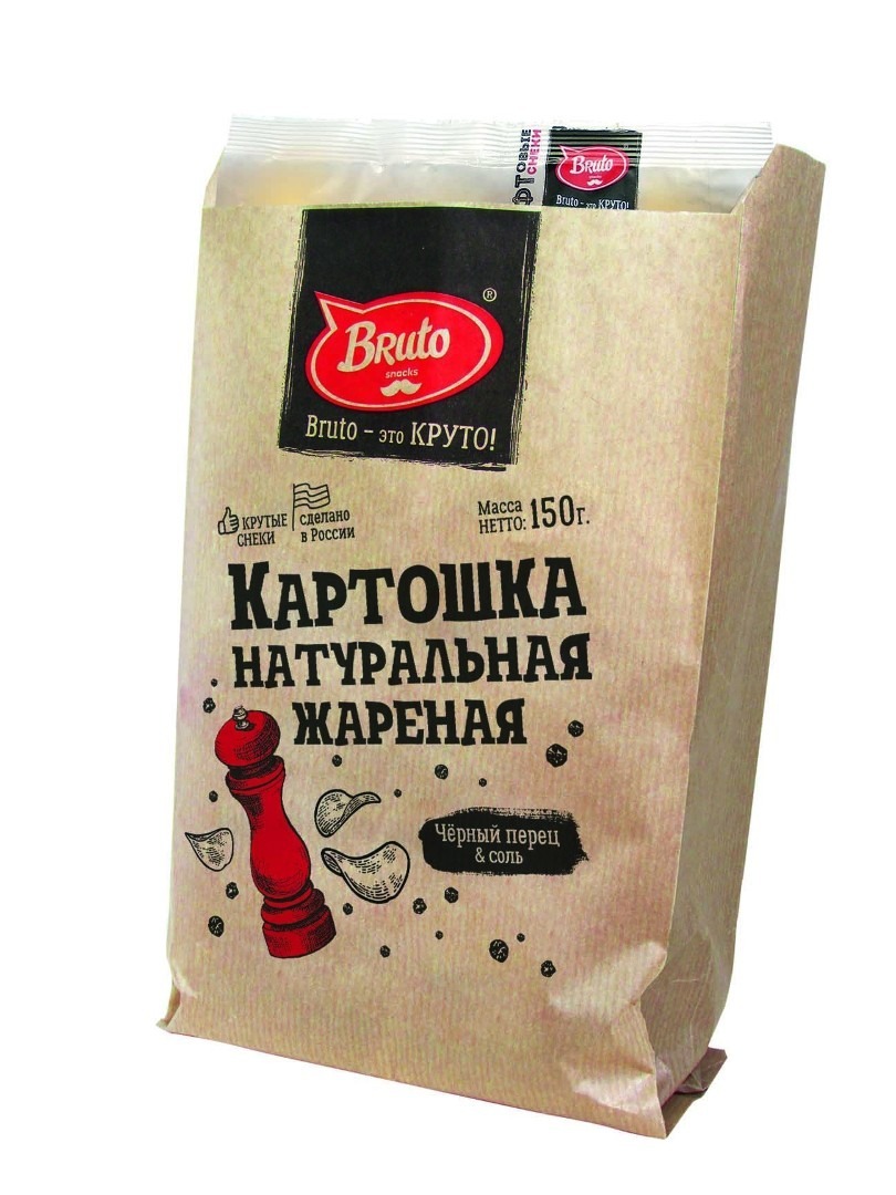 Картофель «Бруто» черный перец 130 гр. в Куровском