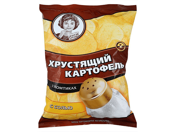 Картофельные чипсы "Девочка" 160 гр. в Куровском