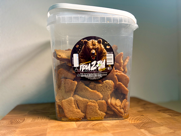 Ведро Ржаные гренки с чесноком в Куровском