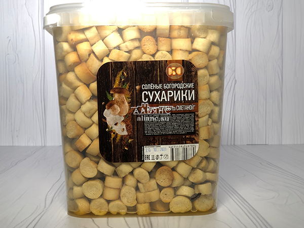 Сухарики с грибами и сметаной в Куровском