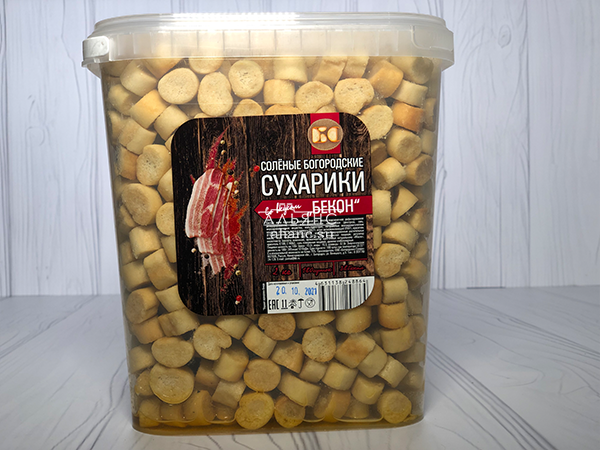 Сухарики с беконом в Куровском