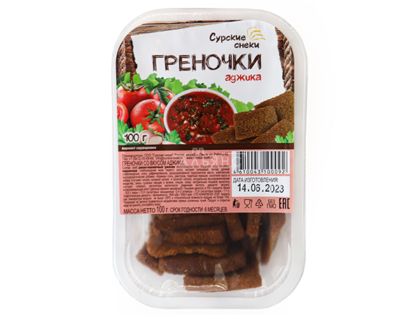 Сурские гренки с Аджикой (100 гр) в Куровском