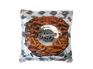 Мучные полоски ФИОЛЕТОВЫЕ со вкусом острых куриных крылышек 76 гр: Гренки пшеничные 