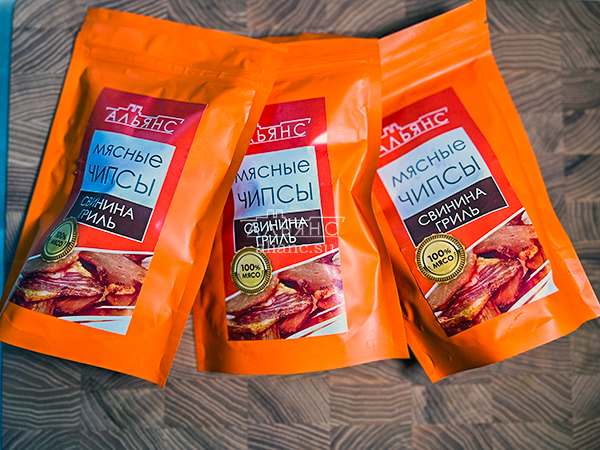 Мясо (АЛЬЯНС) вяленое свинина "Гриль" 50 гр. в Куровском