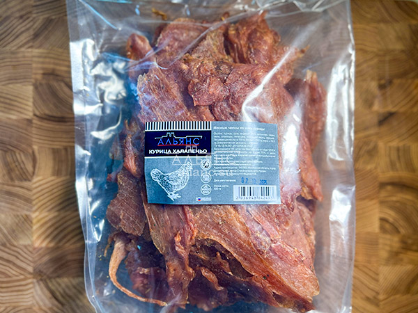 Мясо (АЛЬЯНС) вяленое курица 500гр "С халапеньо" в Куровском