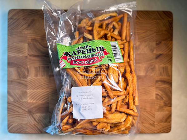 Жареный сыр "ВКУСНЯШКА" (Оливковый) 500гр. в Куровском