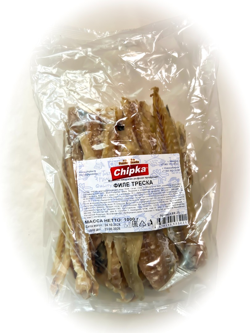 Треска филе (Chipka) 1кг в Куровском