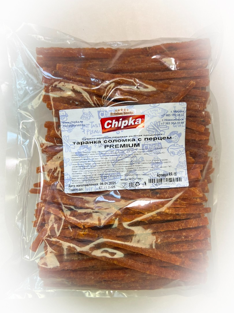 Таранка с перцем (соломка) (Chipka ПРЕМИУМ) в Куровском