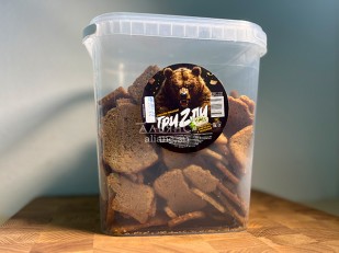 Диспенсеры для снеков: Ведро Ржаные гренки со вкусом Сметана зелень (1 кг)