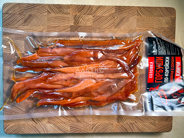 Горбуша соломка по-корейски в Куровском