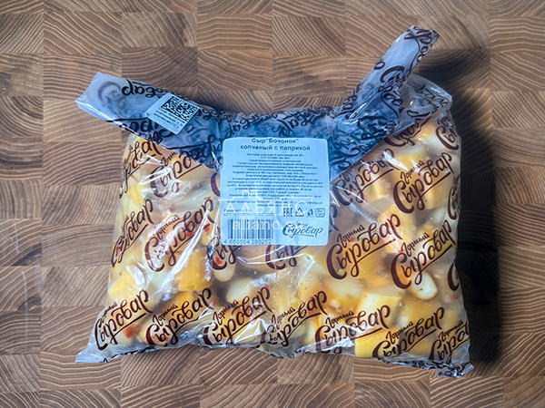 Сыр 1 кг ГОРНЫЙ СЫРОВАР (Бочонок копчёный с паприкой) в Куровском