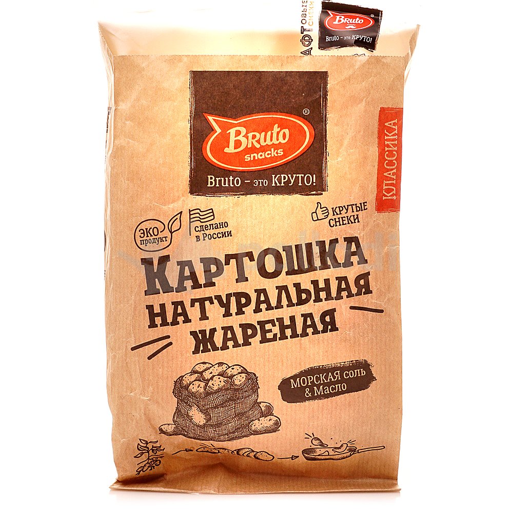 Картофель «Бруто» с солью 70 гр. в Куровском