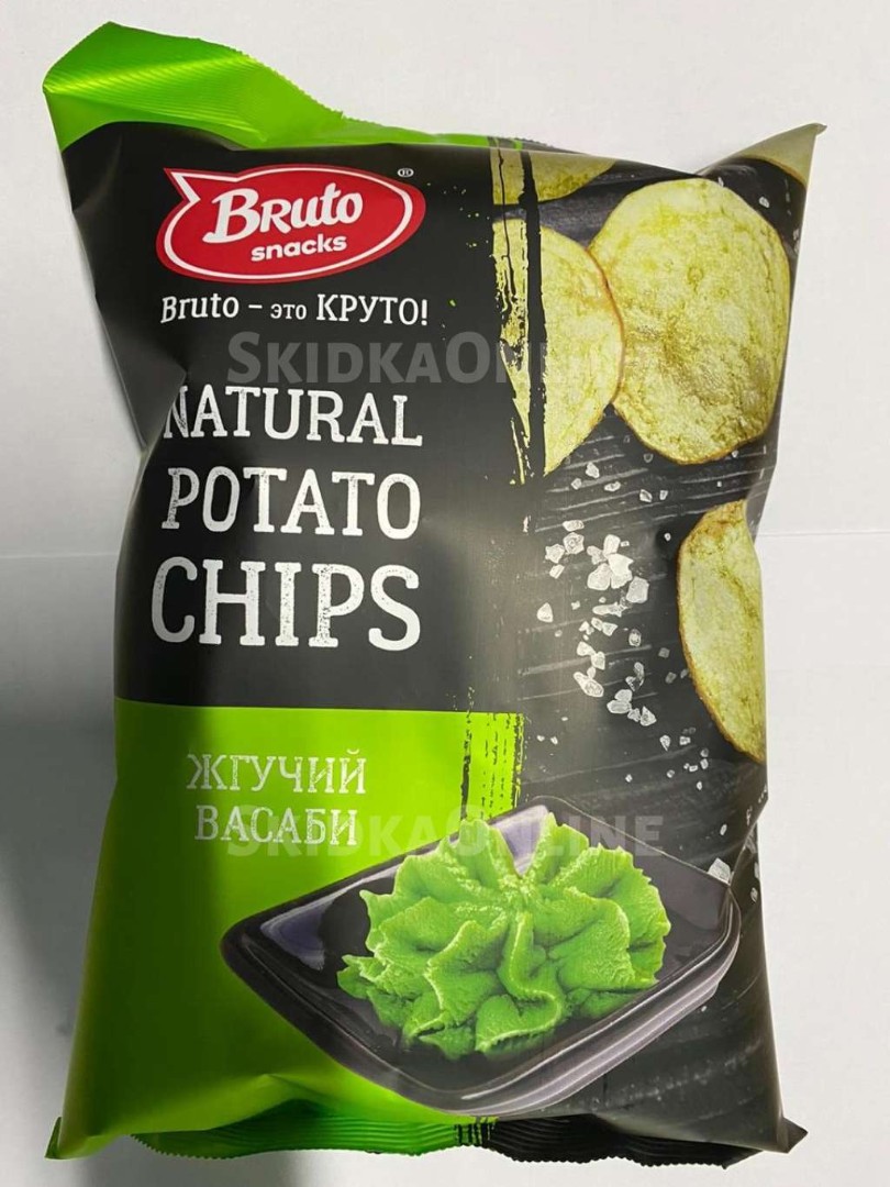 Картофель «Бруто» со вкусом васаби 70 гр. в Куровском